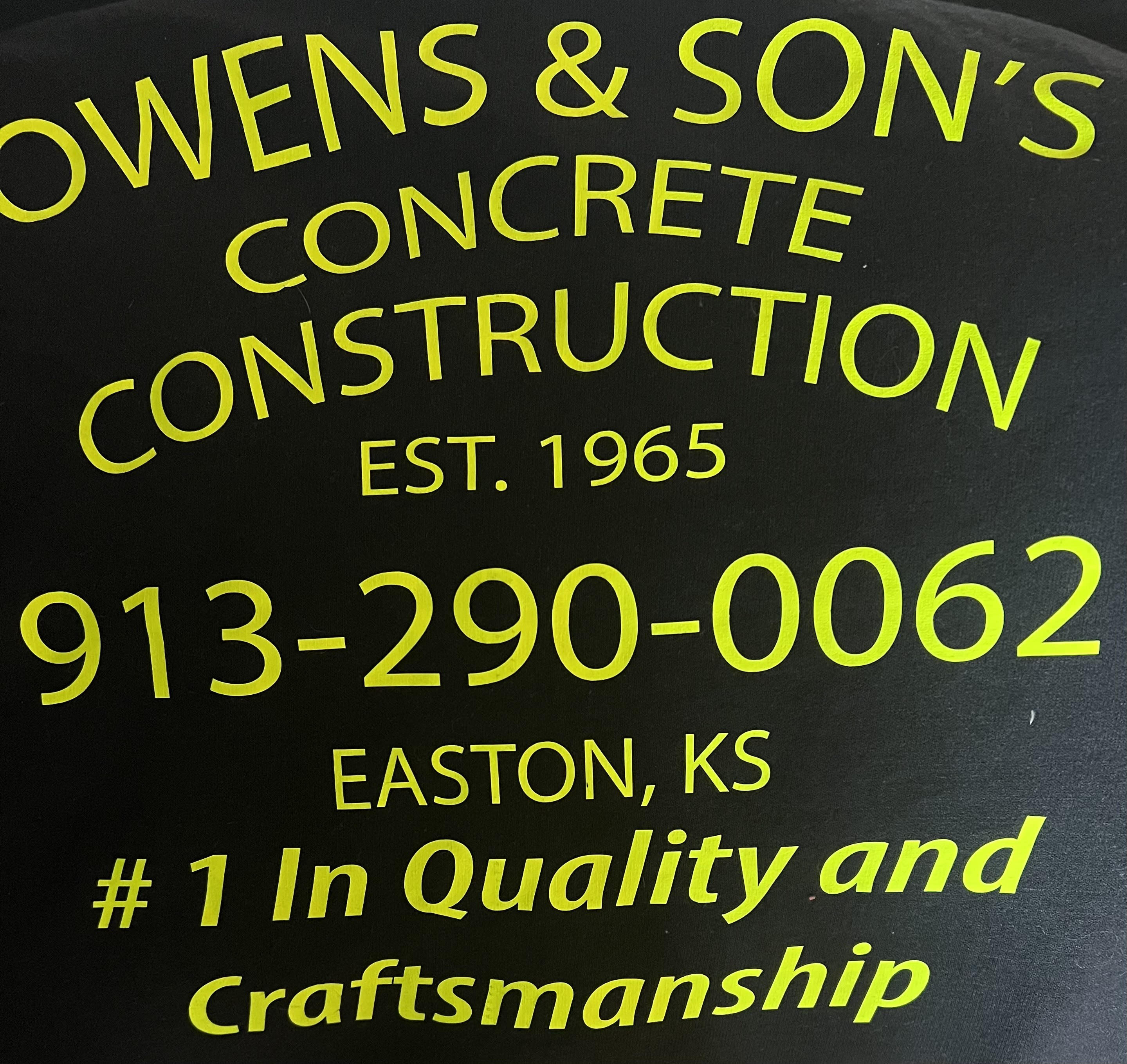 owens & sons concrete construction